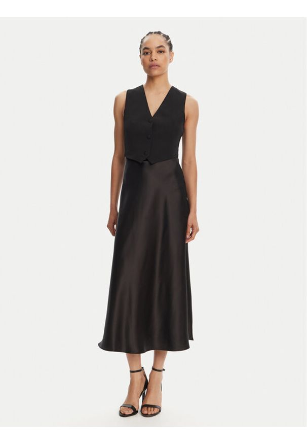 Liu Jo Sukienka koktajlowa WA5271 TS896 Czarny Regular Fit. Kolor: czarny. Materiał: syntetyk. Styl: wizytowy