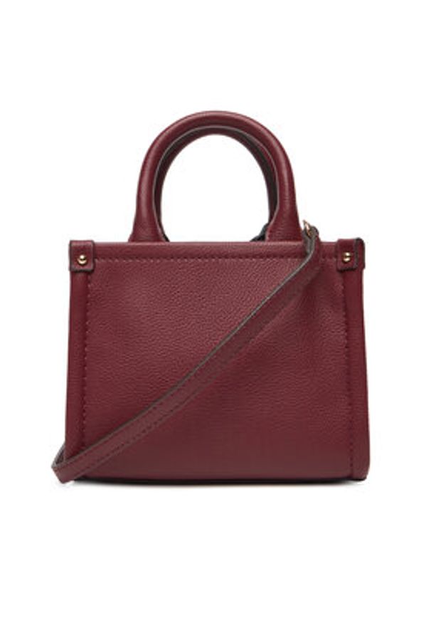 Liu Jo Torebka Esc XS Tote AF5102 E0058 Bordowy. Kolor: czerwony. Materiał: skórzane