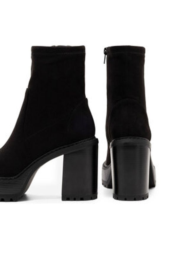 Nine West Botki SHAYLA 13151VM Czarny. Kolor: czarny. Materiał: materiał