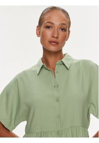 Silvian Heach Sukienka koszulowa GPP23328VE Zielony Regular Fit. Kolor: zielony. Materiał: wiskoza. Typ sukienki: koszulowe #3