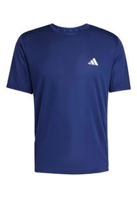 Adidas - adidas Koszulka techniczna Workout Essentials Base 3-Stripes KD0701 Granatowy Regular Fit. Kolor: niebieski. Materiał: syntetyk #5