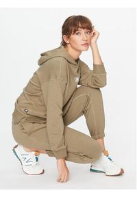 New Balance Bluza Essentials French Terry Hoodie WT33512 Zielony Regular Fit. Kolor: zielony. Materiał: bawełna #3