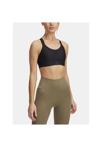 Biustonosz treningowy Under Armour Infinity High Strappy. Kolor: czarny. Sport: fitness