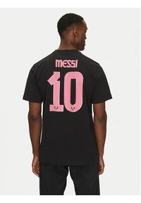 Adidas - adidas Koszulka techniczna Messi Name and Number Graphic JM3551 Czarny Regular Fit. Kolor: czarny. Materiał: bawełna