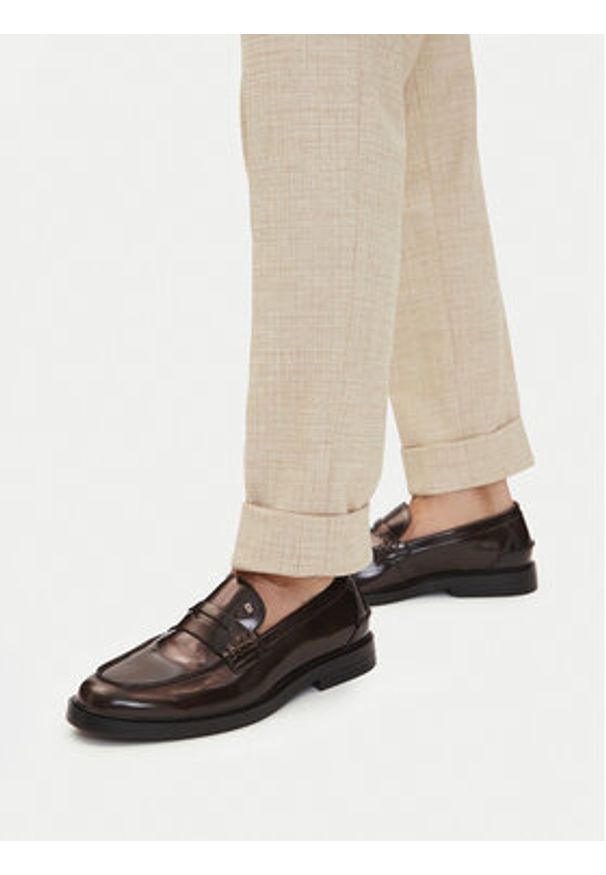 Gino Rossi - GINO ROSSI Mokasyny EO-PIETRO-01 125AM Brązowy. Kolor: brązowy. Materiał: skóra