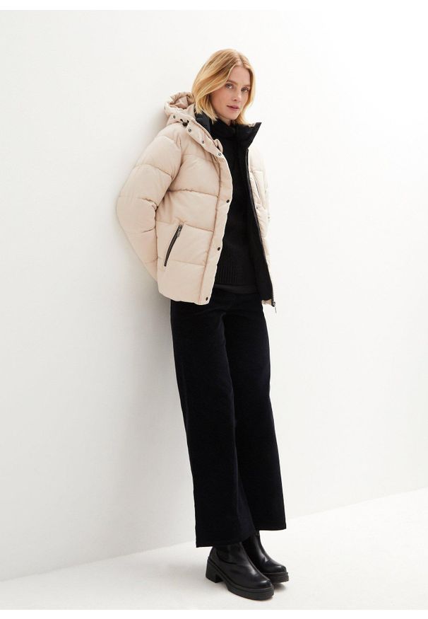 bonprix - Bluzka z długim rękawem (2 szt.). Typ kołnierza: golf. Kolor: czarny. Materiał: bawełna. Długość rękawa: długi rękaw. Długość: długie