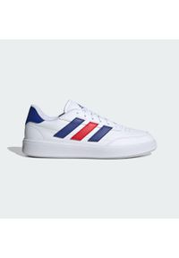 Adidas - Buty Courtblock. Okazja: na co dzień. Kolor: czerwony, biały, wielokolorowy. Sport: turystyka piesza