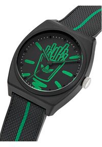 Adidas - adidas Zegarek Project Two AOST25040 Czarny. Kolor: czarny