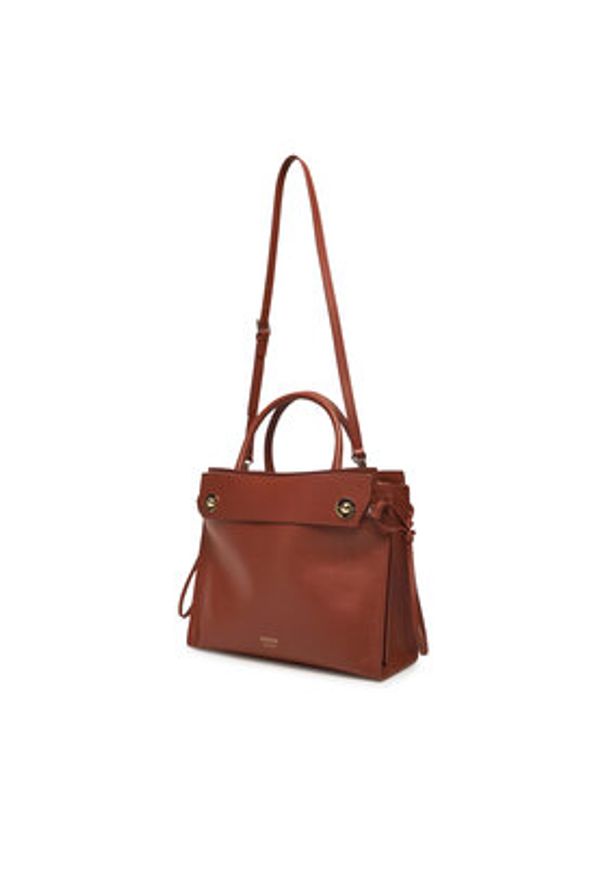 Guess Torebka HWBIAA L5117 Brązowy. Kolor: brązowy. Materiał: skórzane