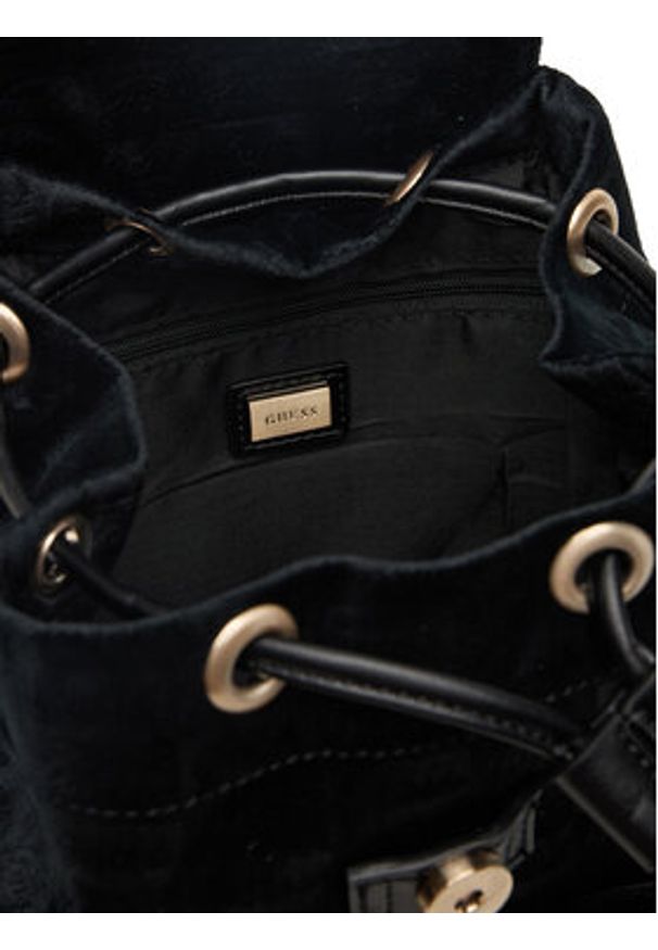 Guess Plecak V5BZ11 WF800 Czarny. Kolor: czarny. Materiał: materiał
