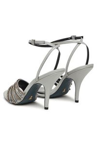 Patrizia Pepe Sandały 8X0076/L083 Srebrny. Kolor: srebrny. Materiał: skóra #6