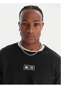 Kappa Bluza Authentic Nymphe 321Y1MW Czarny Comfort Fit. Kolor: czarny. Materiał: bawełna #5
