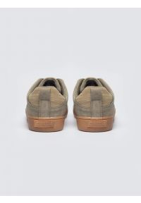 Big-Star - Sneakersy damskie khaki TT274761 303. Nosek buta: okrągły. Zapięcie: sznurówki. Kolor: zielony. Materiał: guma, syntetyk, materiał. Szerokość cholewki: normalna #4