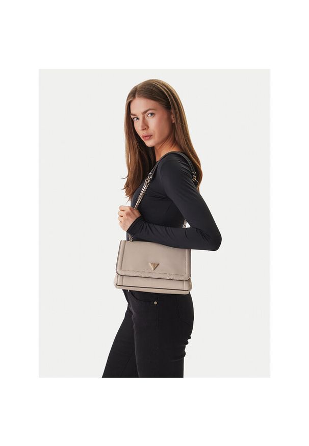 Torebka Guess. Kolor: beżowy