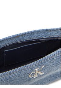 Calvin Klein Torebka Denim Shoulder Pouch W/Strap LV04F3217G Niebieski. Kolor: niebieski #3