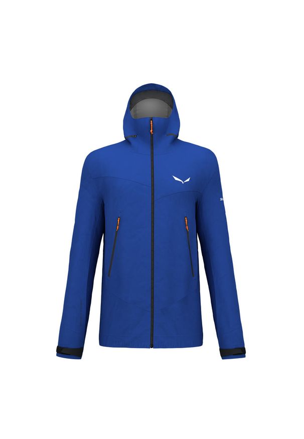 Kurtka Sportowa Męska Salewa Ortles Gtx 3L. Kolor: niebieski. Styl: sportowy