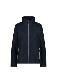 Damska kurtka wodoodporna CMP. Kolor: niebieski, wielokolorowy, czarny. Sport: turystyka piesza #1