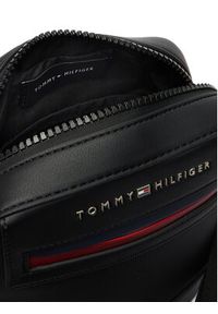 TOMMY HILFIGER - Tommy Hilfiger Saszetka Th Foundaiton Mini Reporter AM0AM14156 Czarny. Kolor: czarny. Materiał: skóra #5