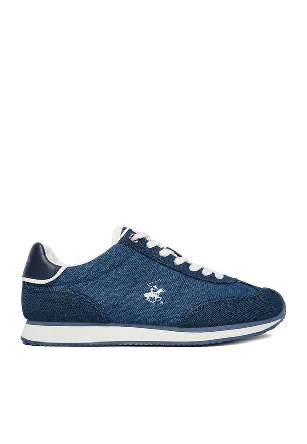 Sneakersy Beverly Hills Polo Club. Kolor: niebieski