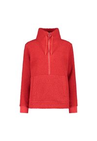 Bluza damska turystyczna CMP 32P3806. Okazja: na co dzień. Kolor: czerwony. Styl: casual, sportowy. Sport: turystyka piesza #1