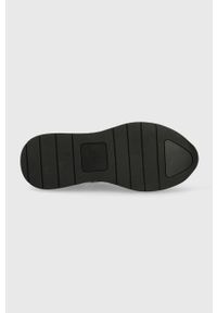 Armani Exchange sneakersy XDX039.XV406.00002 kolor czarny. Nosek buta: okrągły. Zapięcie: sznurówki. Kolor: czarny. Materiał: materiał. Obcas: na platformie #2