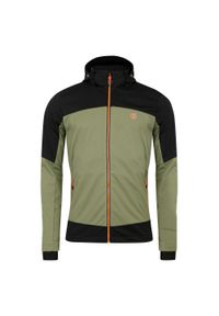 DARE 2B - Męska Kurtka Soft Shell Mountaineer. Kolor: zielony, czarny, wielokolorowy