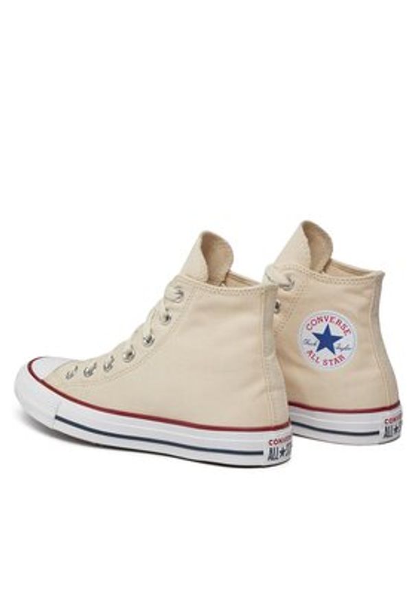 Converse Trampki Chuck Taylor All Star Hi 159484C Beżowy. Kolor: beżowy. Materiał: materiał