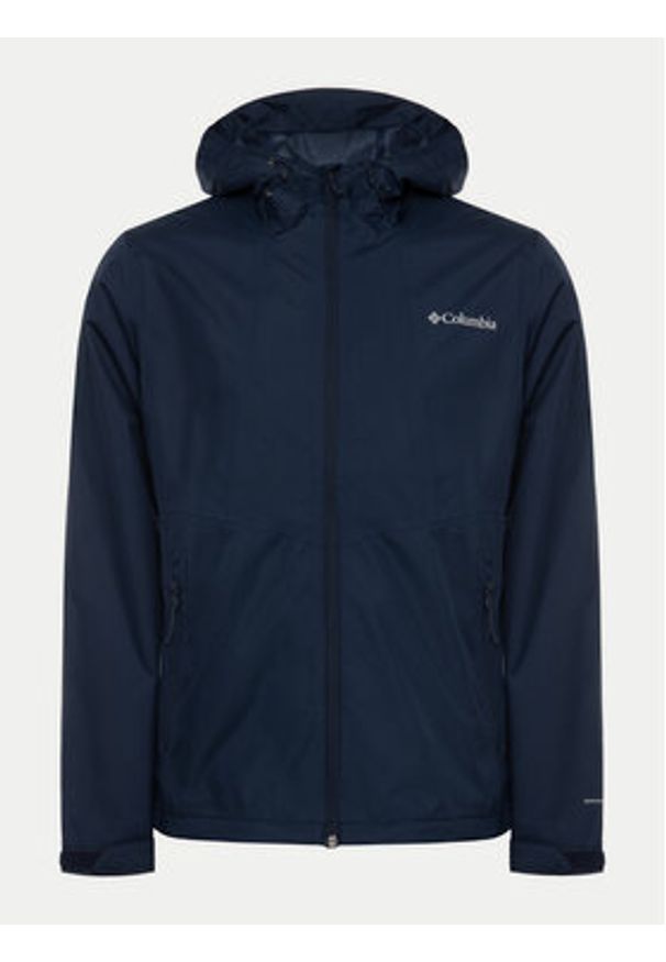 columbia - Columbia Kurtka przeciwdeszczowa Inner Limits II EO0088 Granatowy Regular Fit. Kolor: niebieski. Materiał: syntetyk