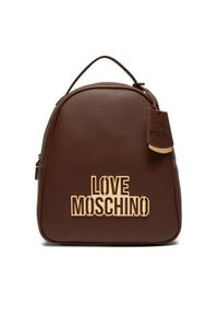 Love Moschino - LOVE MOSCHINO Plecak JC4338PP0LKO0301 Brązowy. Kolor: brązowy. Materiał: skóra