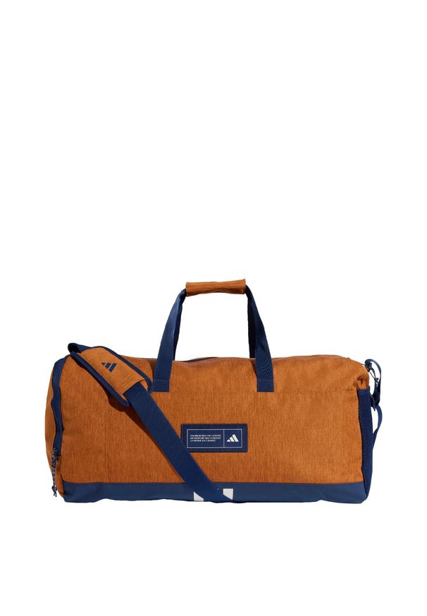 Adidas - 4ATHLTS Duffel Bag Medium. Kolor: wielokolorowy, brązowy, biały. Materiał: materiał. Sport: fitness