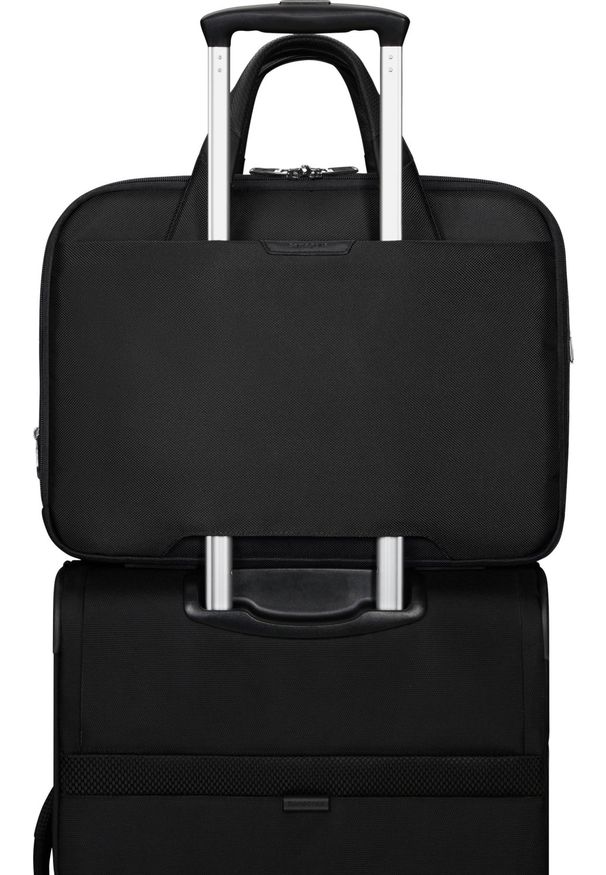 Torba Samsonite 147141 1041 15.6'' PRO-DLX 6 czarny. Kolor: czarny. Materiał: materiał, skóra. Wzór: kolorowy. Styl: biznesowy, elegancki