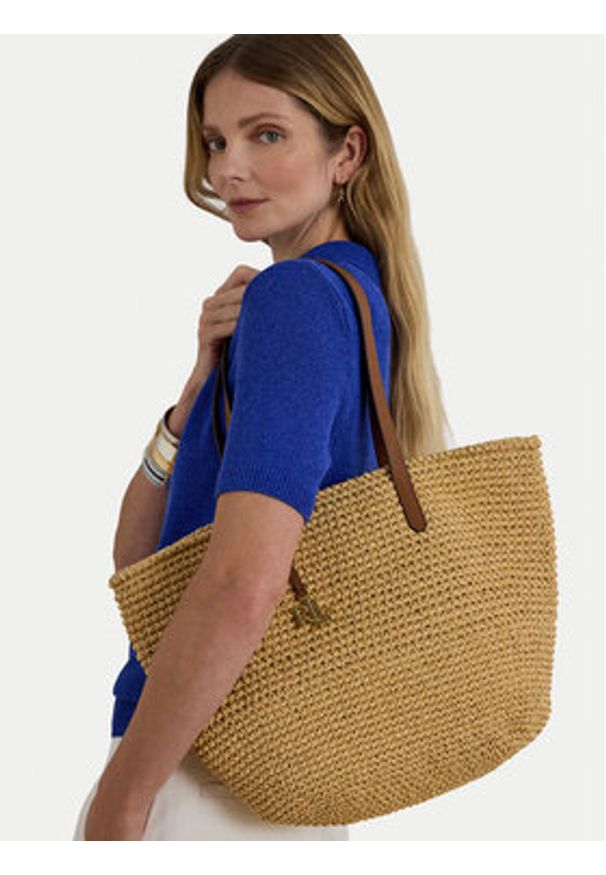 Lauren Ralph Lauren - LAUREN RALPH LAUREN Torebka 431982179001 Brązowy. Kolor: brązowy