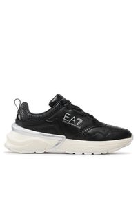 EA7 Emporio Armani Sneakersy X7X007 XK310 R665 Czarny. Kolor: czarny. Materiał: skóra