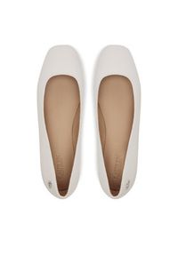 Lauren Ralph Lauren - LAUREN RALPH LAUREN Baleriny Emellie 802970534003 Biały. Kolor: biały. Materiał: skóra #4