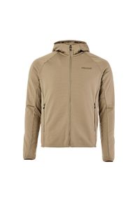 Bluza polarowa męska Marmot Leconte Full Zip Hoody. Kolor: beżowy. Materiał: polar