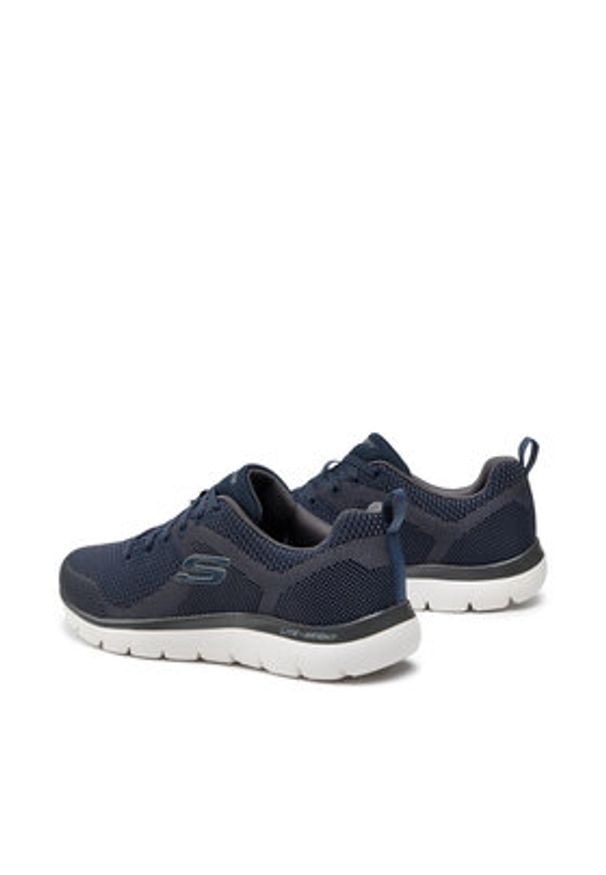 skechers - Skechers Sneakersy Brisbane 232057/NVY Granatowy. Kolor: niebieski. Materiał: materiał