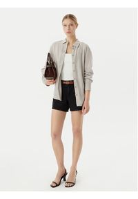 Vero Moda Koszula Linn 10305085 Szary Relaxed Fit. Kolor: szary. Materiał: len #3