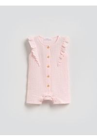 Reserved - Muślinowy kombinezon - pastelowy róż. Kolor: różowy #1