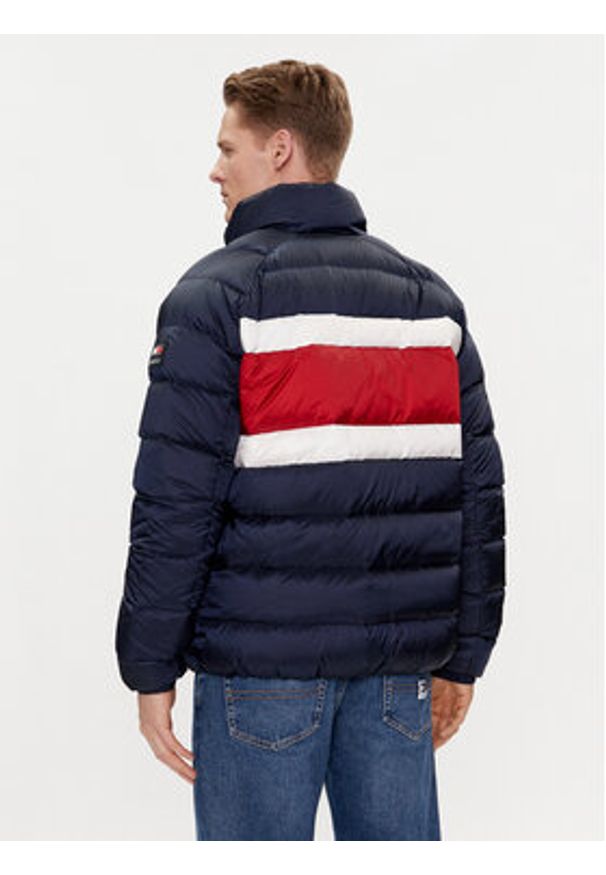 Tommy Jeans Kurtka puchowa DM0DM18012 Granatowy Regular Fit. Kolor: niebieski. Materiał: syntetyk