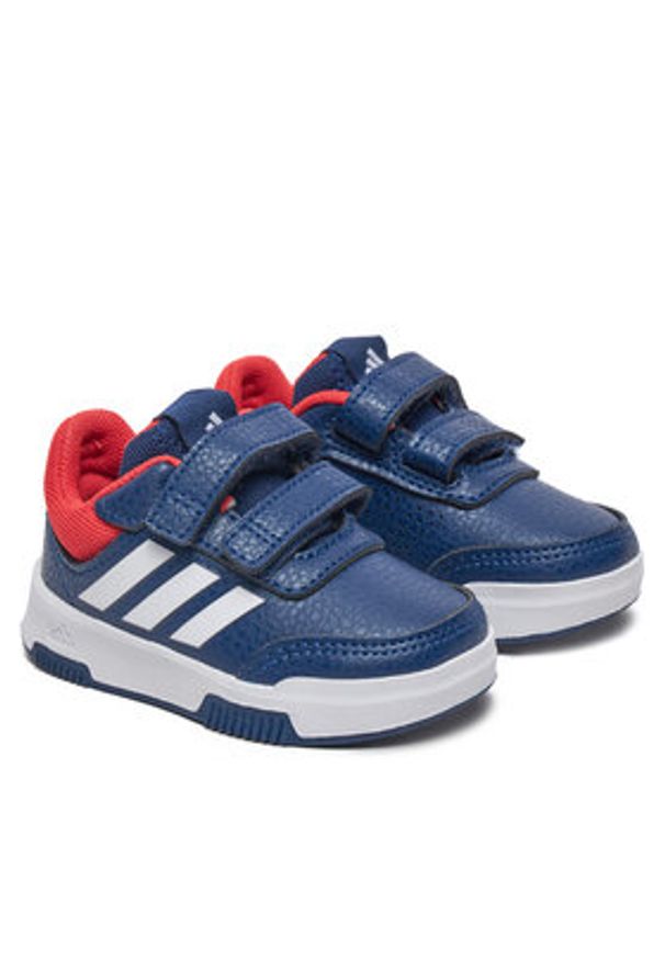 Adidas - adidas Sneakersy Tensaur JH9528 Granatowy. Kolor: niebieski. Materiał: skóra