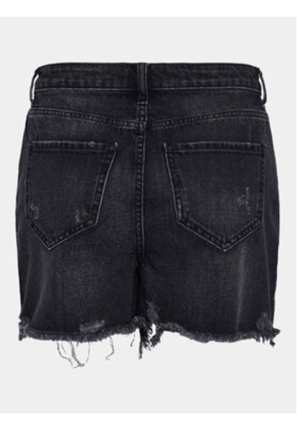 Pieces Szorty jeansowe Summer 17146748 Czarny Regular Fit. Kolor: czarny. Materiał: bawełna