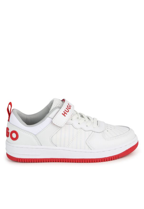 Hugo - Sneakersy HUGO. Kolor: biały