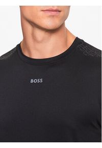 BOSS - Boss T-Shirt 50494735 Czarny Slim Fit. Kolor: czarny. Materiał: syntetyk #3