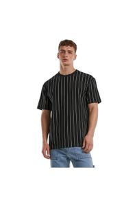 Koszulka damska Urban Classics Printed Pinstripe. Kolor: czarny, biały, wielokolorowy #1