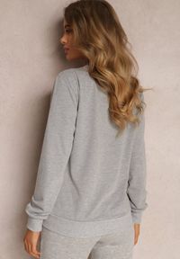 Renee - Szara Bluza Sofaris. Kolor: szary. Materiał: bawełna, tkanina. Długość rękawa: długi rękaw. Długość: długie. Wzór: jednolity. Styl: klasyczny #5