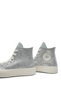 Converse Trampki Chuck 70 Suede Shimmer A08224C Szary. Kolor: szary. Materiał: skóra, zamsz #2