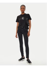 Calvin Klein Jeans T-Shirt Diffused J20J223908 Czarny Regular Fit. Kolor: czarny. Materiał: bawełna