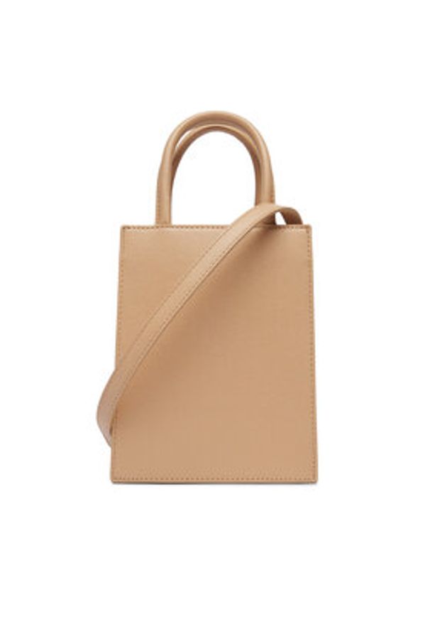 Tous - TOUS Torebka MINI BOLSO POP TOUS BRENDA 2002105943 Beżowy. Kolor: beżowy. Materiał: skórzane