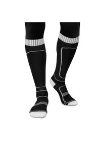 SIROKO - Skarpety narciarskie z wełny Sporty zimowe Siroko SRX GLIDE B&W. Kolor: czarny. Materiał: wełna. Sport: narciarstwo #1