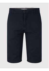 Tom Tailor Szorty materiałowe 1031444 Granatowy Regular Fit. Kolor: niebieski. Materiał: bawełna #3